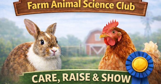 Farm Animals Program Farm Animal Science Club: Raising, Caring & Showing Animals | Small ...