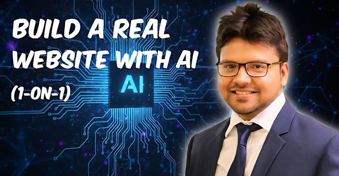 Build a Real Website With AI (Private 1-On-1 Coding Class): HTML, CSS ...