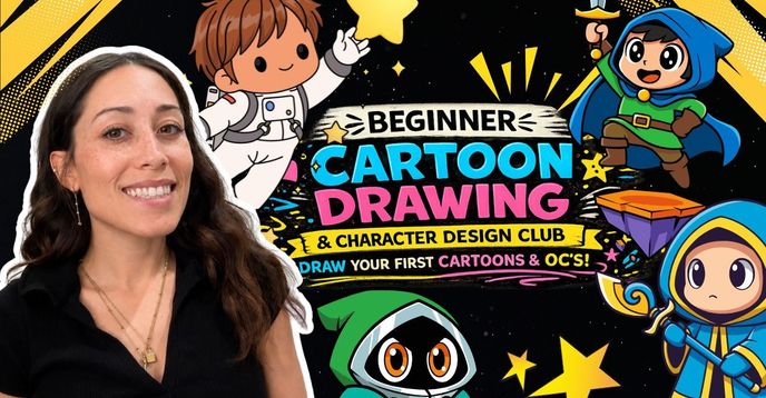 First Design Cartoon Beginner Cartoon Drawing & Character Design Club: Draw Your First ...