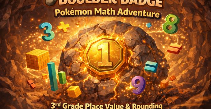Portage Math Game PokÉMon Math Adventure: Boulder Badge Quest — Fun 3rd Grade Math Game ...