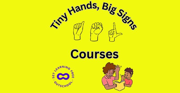 Small Bigf Sign Tiny Hands, Big Signs: Basic ASL Vocabulary for Young Learners Course 4 ...
