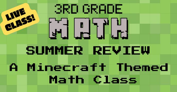 Minecraft Math Ogo 3rd Grade Minecraft Math Summer Review Camp | Small Online Class for ...