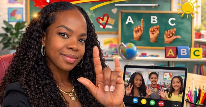 Lessson Class Sign Private Lessons: Learn American Sign Language | Small Online Class for ...