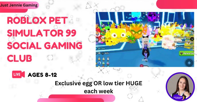 Roblox Pet Simulator 99 Pets Go! Social Gaming Club Small