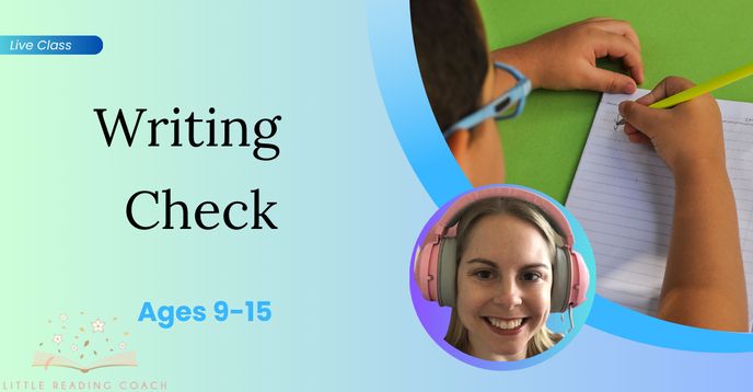 Check My Writing Writing Check | Small Online Class for Ages 9-14 | Outschool
