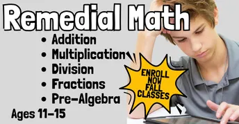 Remedial Math Failure Remedial Math: Review Core Skills & Prepare for Algebra | Small Online ...