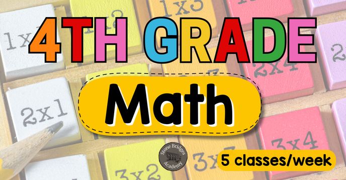 4 Classes Math Math Course 4: Fourth Grade Math (Full Curriculum) (5x/week) | Small ...