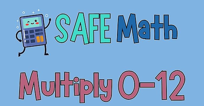 Multiplication 0 - 12 With SAFE Math - Self Paced | Small Online Class ...