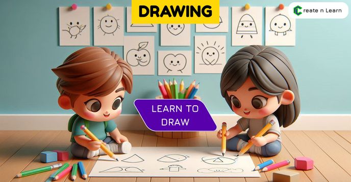 Simple Drawing Class Beginner Drawing Course: Directed Drawing for Your Young Artist | Small ...