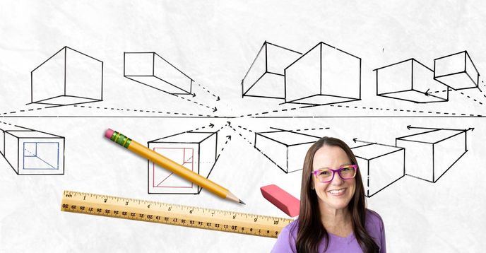 Let’s Draw 3-D Boxes: An Introduction to Two-Point Perspective | Small ...