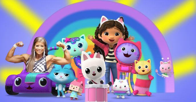 Gabby's Dollhouse Dance and Disney Princess Pals Workout Club