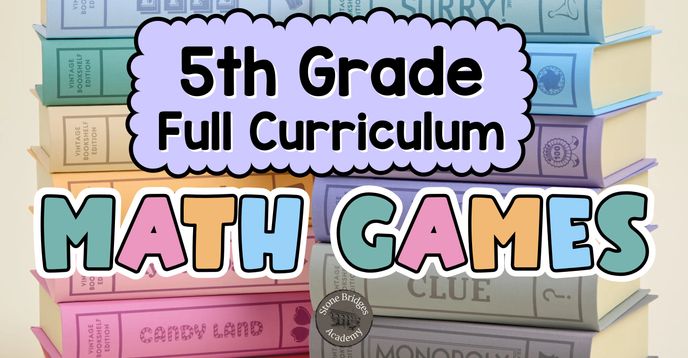 Math Games 5: Fifth Grade Math – Full Curriculum With Games & Practice ...