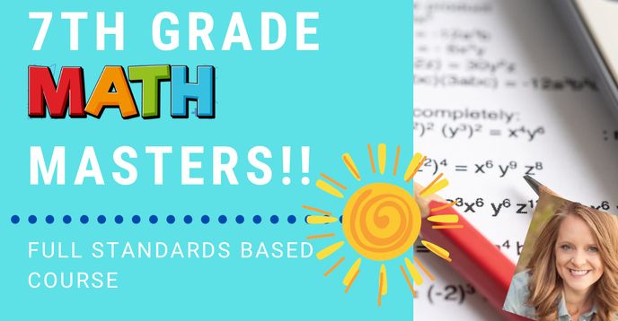7th Grade Math Masters- Once a Week - Licensed Math Teacher | Small ...