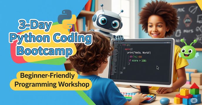 3-Day Python Coding Bootcamp for Kids: Beginner-Friendly Programming ...
