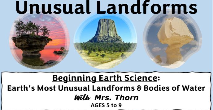 Random Landforms Beginning Earth Science: Earth's Most Unusual Landforms | Small Online ...