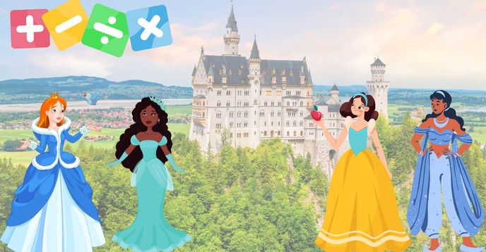Disney Princess Math for Ages 6-8 | Small Online Class for Ages 6-8 ...
