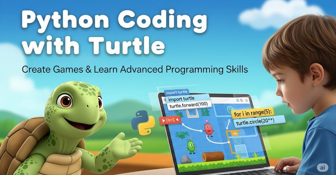 Python Coding With Turtle: Create Games & Master Advanced Programming ...