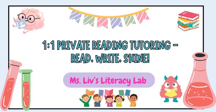 1:1 Private Reading Tutoring - Read, Write, Shine! - 20 Min Session ...