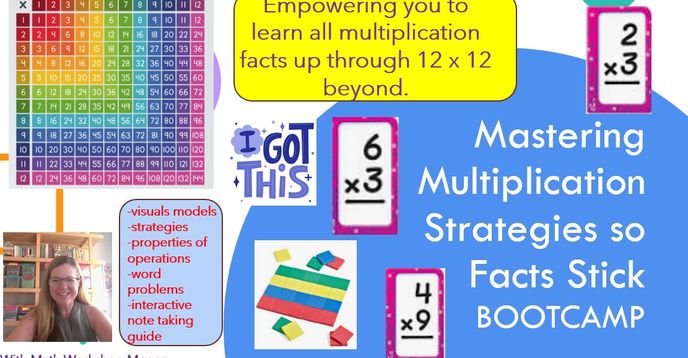 Stick Multiplication Method Mastering Multiplication Strategies so Facts Stick Bootcamp for ALL ...