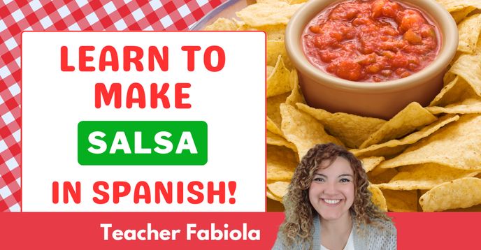 Making Salsa Worksheet How to Make Salsa Cooking Lesson in Spanish Self-Paced | Small Online ...