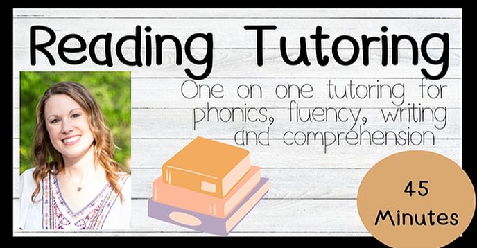 Tutor Time Reading 45 Minute Tutoring Session ELA: Phonics, Reading Comprehension ...