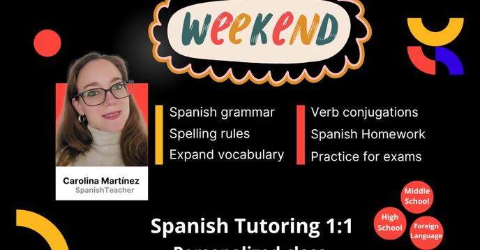 Spanish Tutorint Private Spanish Tutoring 1:1 - All Levels & Ages - Native Teacher ...