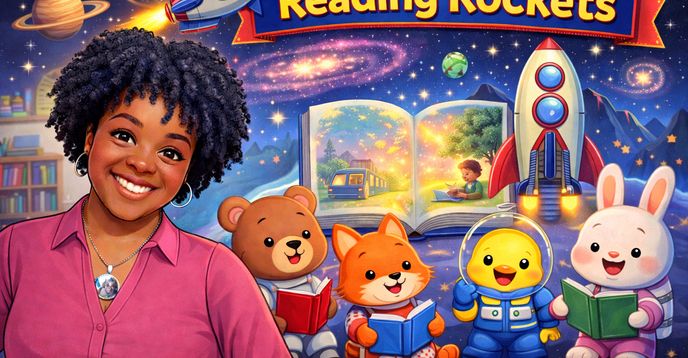 Reader Riding Rocket Reading Rockets: Blast off to Better Reading! | Small Online Class for ...