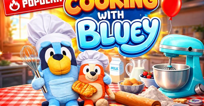 Bluey Cooking Bluey Baking: Cooking Class With Bluey Inspired Recipes! | Small Online ...