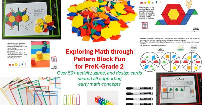Exploring Math Through Pattern Block Fun for Prek-Grade 2 | Small ...