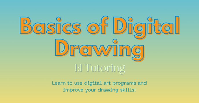 Basics of Digital Drawing (1:1 Tutoring!) | Small Online Class for Ages ...