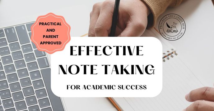 Successful Note Effective Note Taking for Academic Success | Small Online Class for ...