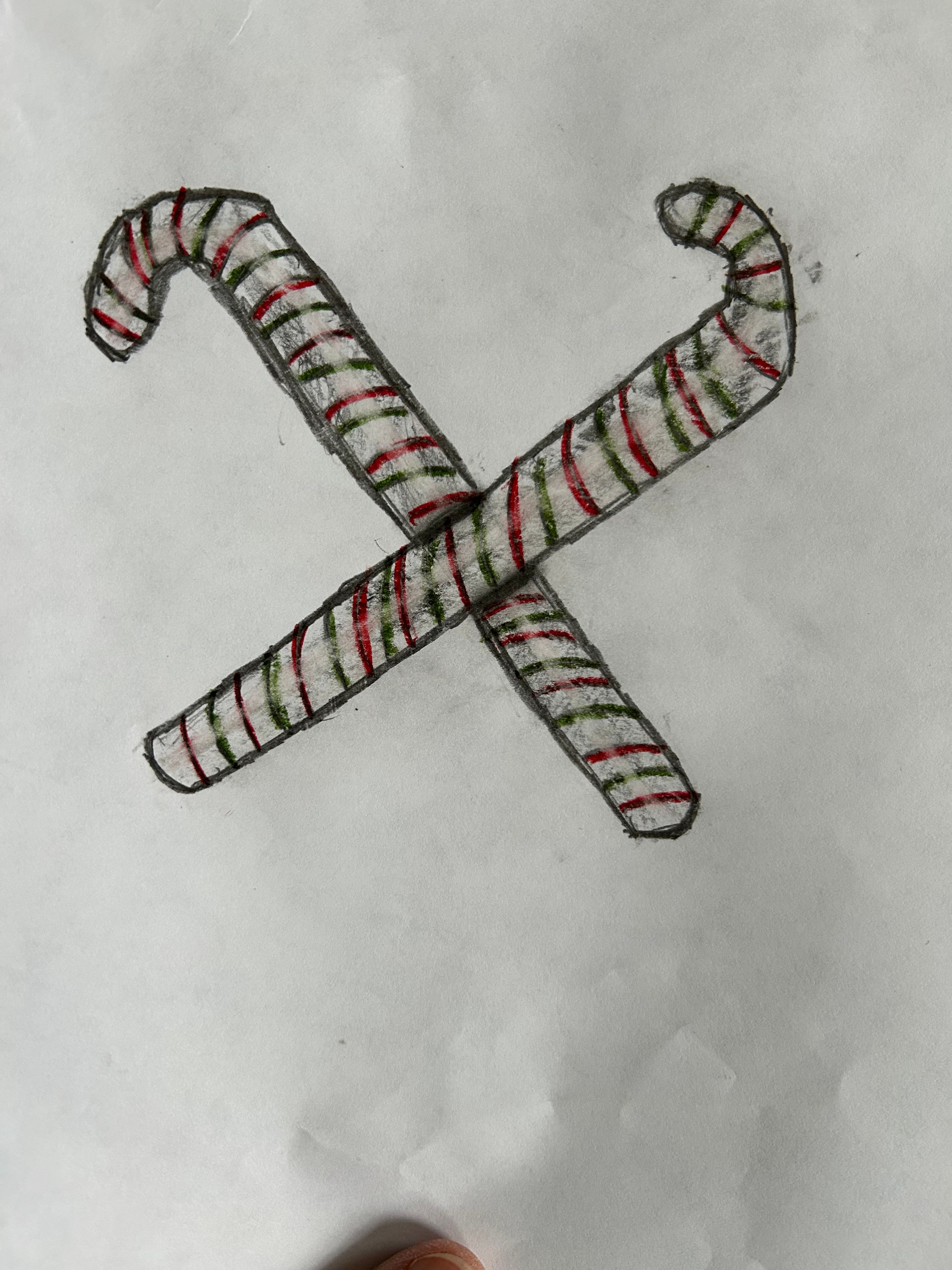 How to Draw a Realistic Candy Cane/Colored Pencils/Art | Small Online ...