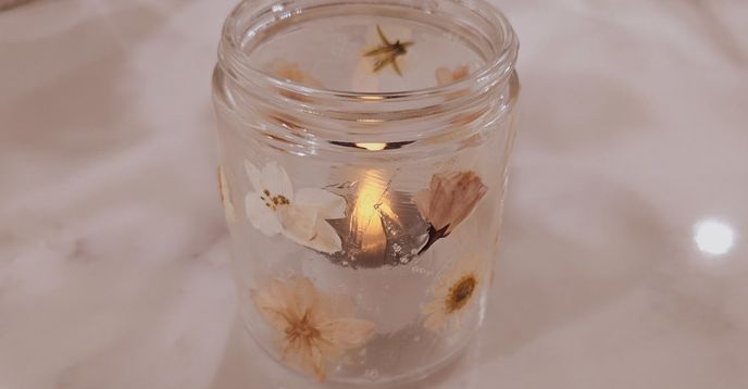 Floral Pressed Flower Lantern | Arts and Crafts Project | Small Online ...
