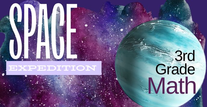 Math Spacwe Game Math: Space Expedition Virtual Escape Room Games (3rd Grade) | Small ...