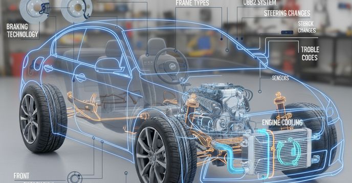 System Example Science Car STEM: Automotive Technology Basics #2- How Traditional Cars Work (Self ...