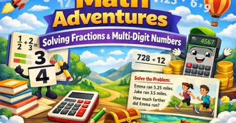 6th Grade Math: Operations With Fractions and Multi-Digit Numbers (Unit ...