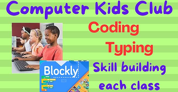 Coding Typing Lesson Computer Skills-Beginner Coding/Typing Fun-Series 4 Meetings-Ages 6-11 ...