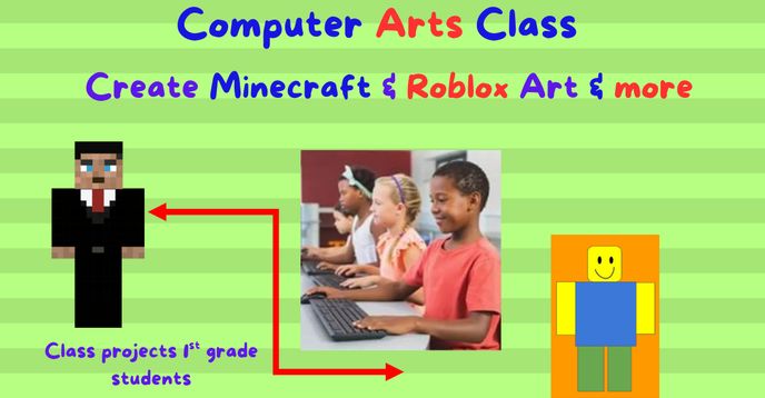 Computer Art Class Computer Art Class W/Roblox, Minecraft Themes - Ages 6-13 | Small ...