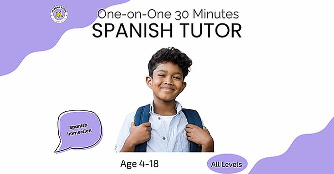 Spanish Tutorint One-On-One Spanish Tutoring (30 Minutes) | Personalized Lessons | Small ...