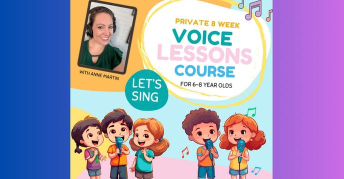 Take Voice Lessons Private Voice Lesson Course for the Young Singer: Ages 6-8 | Small ...