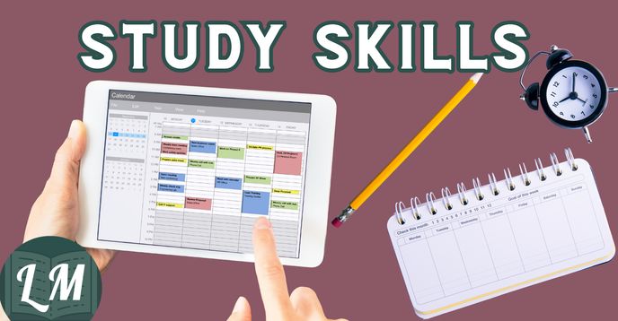 Study Skills, Note Taking, Time Management & Responsibility for School ...