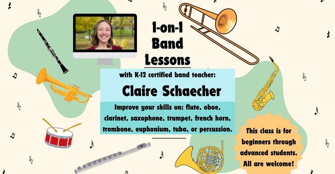 Private Band Instrument Lessons - Brass, Woodwind, Double Reed, or ...