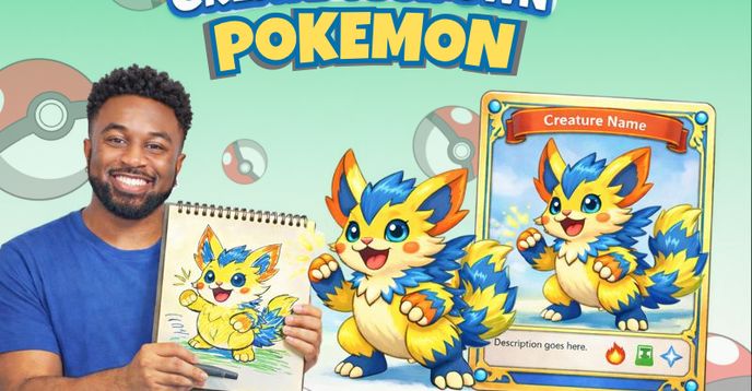 Custom Pokemon Drawring Create Your Own PokÉMon! Design, Draw & Reveal a Custom Character ...