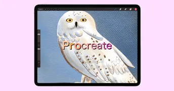 Procreate Course Animals Digital Art Animals: Learn to Draw and Paint a Snowy Owl in Procreate ...