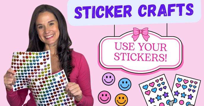 Sticker Line Craft Sticker Crafts - Use Your Stickers! | Small Online Class for Ages 6-13 ...