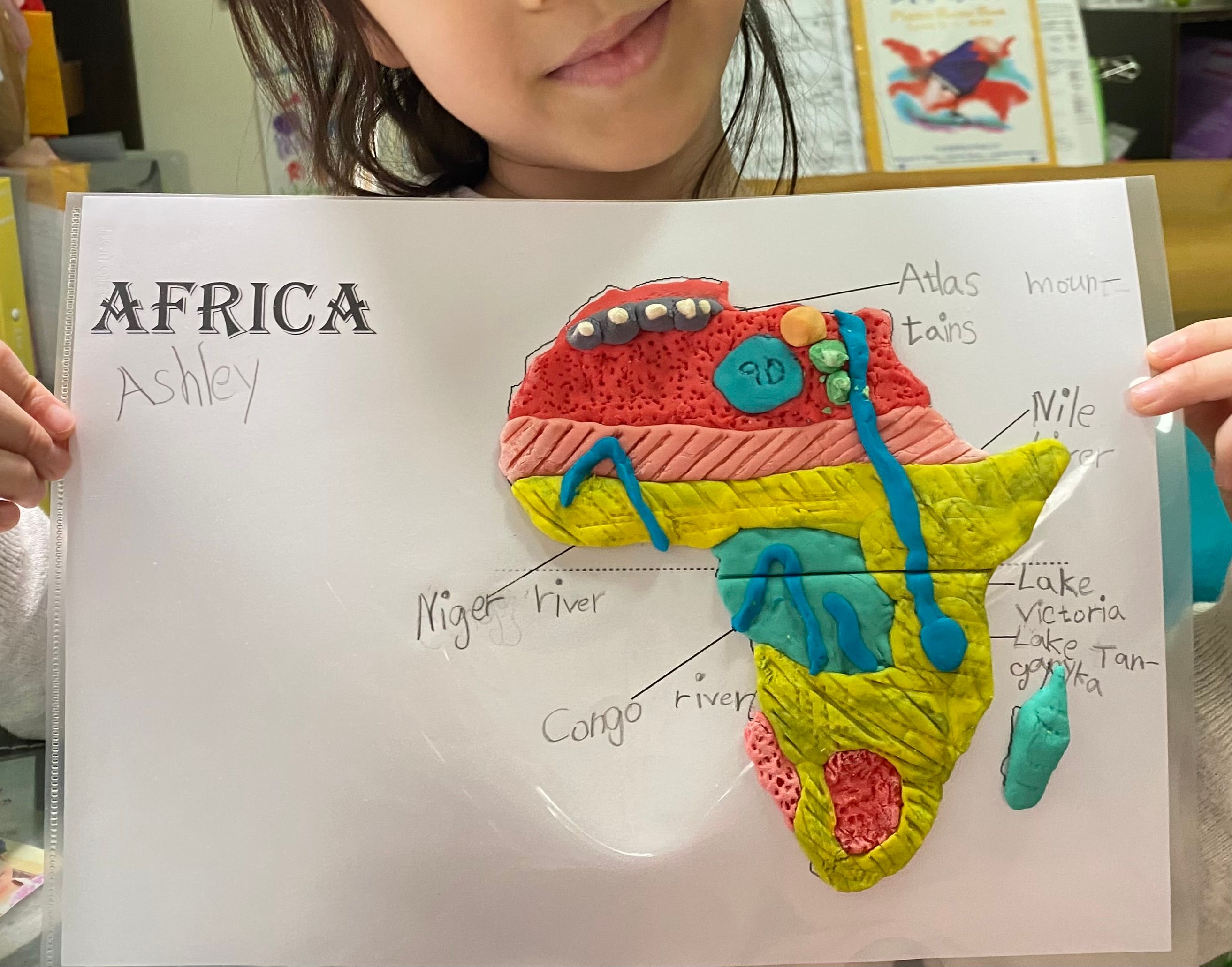 Build Continents and Landforms With Clay-Travel the World Geography ...