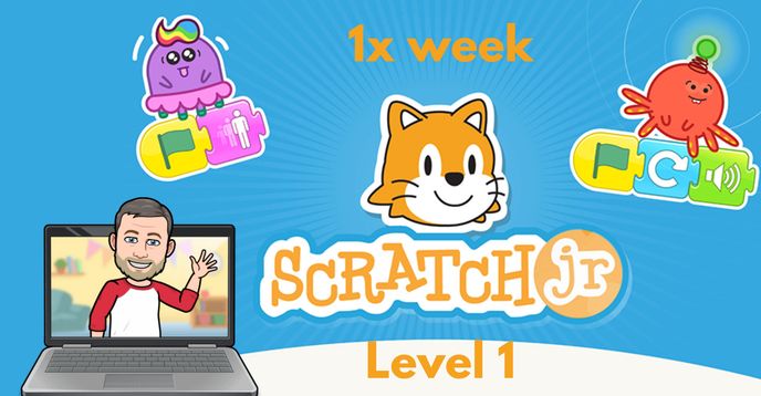 Code Jr Scratch Scratch Jr. Coding Class - Level 1 (1x per Week) | Small Online Class ...