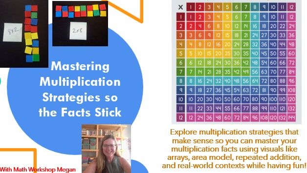Mastering Multiplication Strategies so Facts Stick | Small Online Class ...