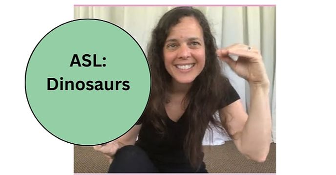 ASL: Dinosaur Signs | Small Online Class for Ages 5-14 | Outschool