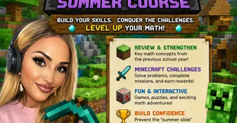 Minecraft Math Class Minecraft Math Review | Small Online Class for Ages 8-13 | Outschool